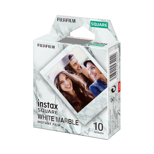 Fujifilm Instax Square Film - 10 EXP (White Marble)