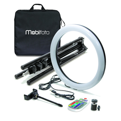 Mobifoto Mobilite 12R RGB LED Ring Light kit Mobifoto Mobilite 12R RGB LED Ring Light kit