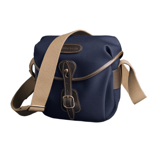 Billingham Hadley Digital Navy Canvas/Chocolate Leather Billingham Hadley Digital Navy Canvas/Chocolate Leather