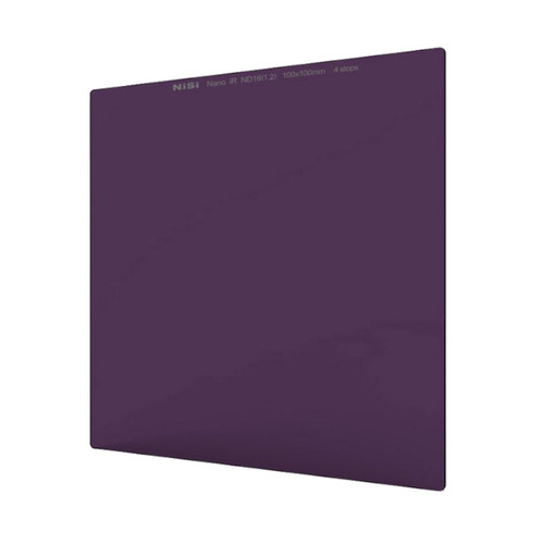 NiSi 100x100mm Nano IR Neutral Density Filter – ND16 (1.2) – 4 Stop