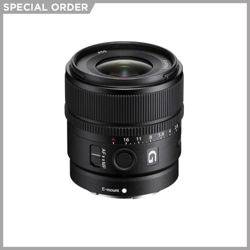 Sony E 15mm F1.4 G