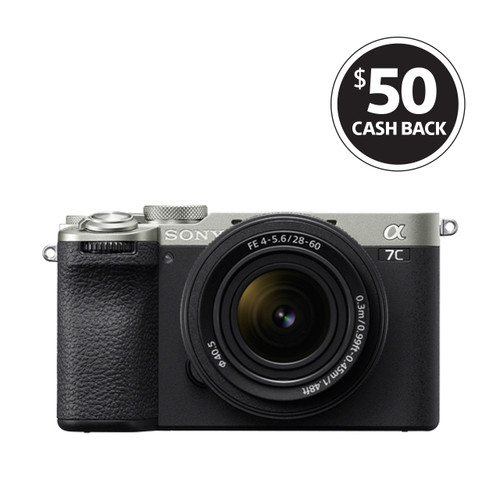 Sony A7C II with 28-60mm F4-5.6 kit Silver