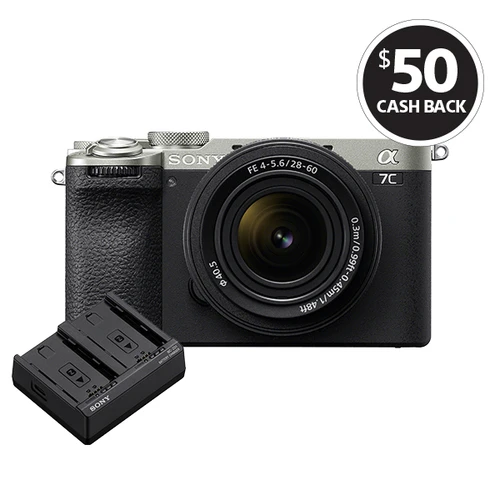 Sony A7C II with 28-60mm F4-5.6 kit Silver