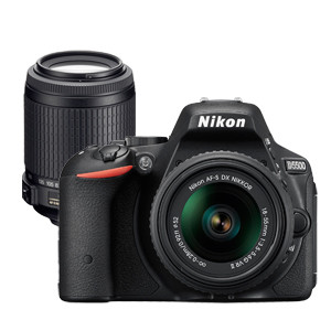 Nikon D5500 18-55mm VR II and 55-200mm VR II Lens Kit
