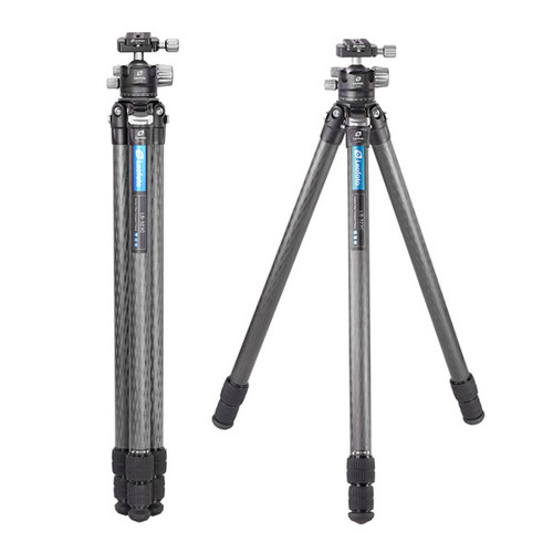 Leofoto LS-323C+LH-40 32mm 3-Section Compact Carbon Fiber Tripod with Ball  Head