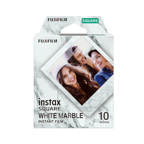 Fujifilm Instax Square Film - 10 EXP (White Marble)