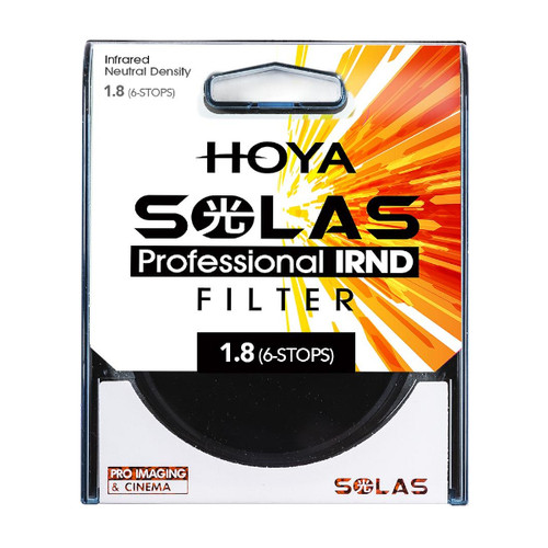 Hoya Solas IRND 1.8 Graufilter (62 Mm) – Für Neutrale Farben & Infrarot-Unterdrückung