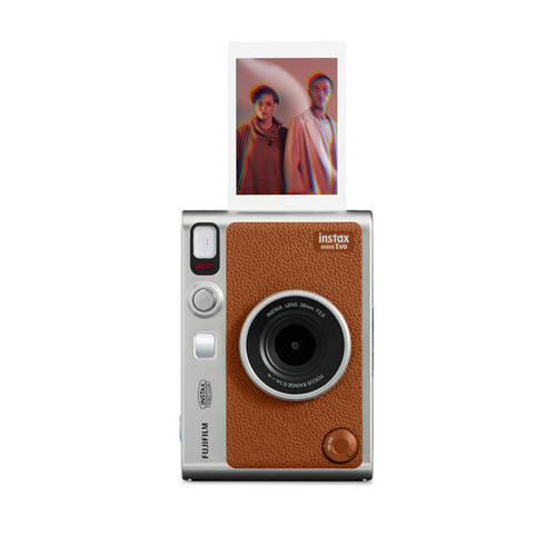 Fujifilm Instax Mini Evo Brown Broadway Camera1