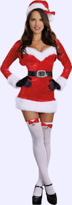 SEXY SANTA BABY HELPER COMPLETE COSTUME