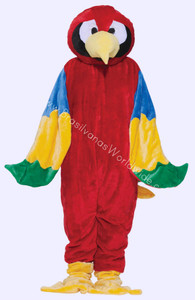 Parrot Adult Mascot Costume Papagaio