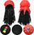 Kit 9 Pcs Captain Pirate Costume Accessories Complete