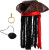 Kit Captain Pirate Costume Accessories Pirata 