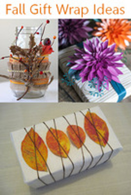10 Festively Fall Gift Wrap Ideas 10 Festively Fall Gift Wrap Ideas