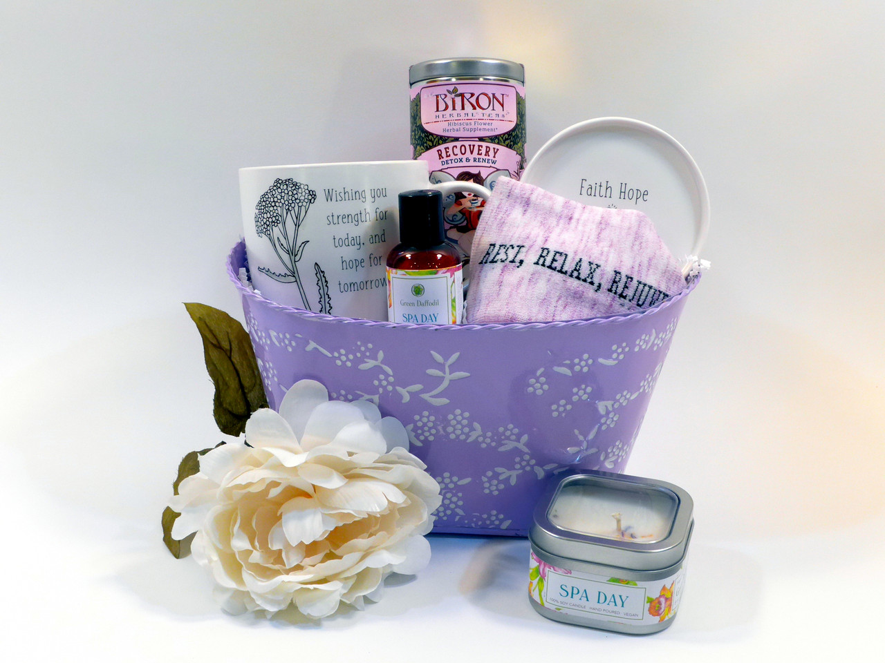 Bridal Shower Gift Spa Gift Basket Self Care Gift Basket Spa Gift Set  Birthday Gift for Her Get Well Gift Recovery Gift 