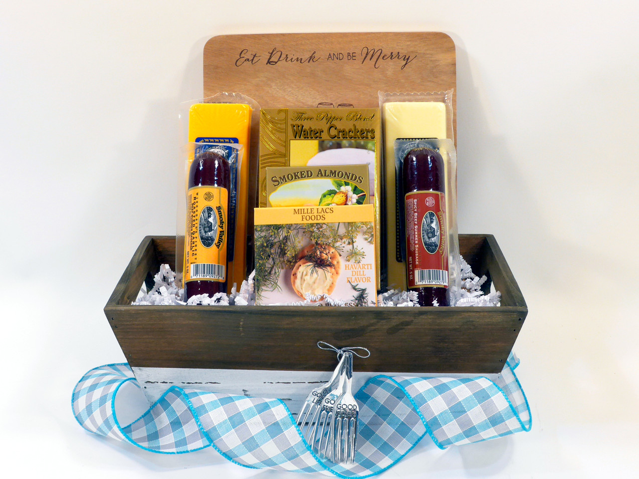 Charcuterie and Cheese Gourmet Gift Basket