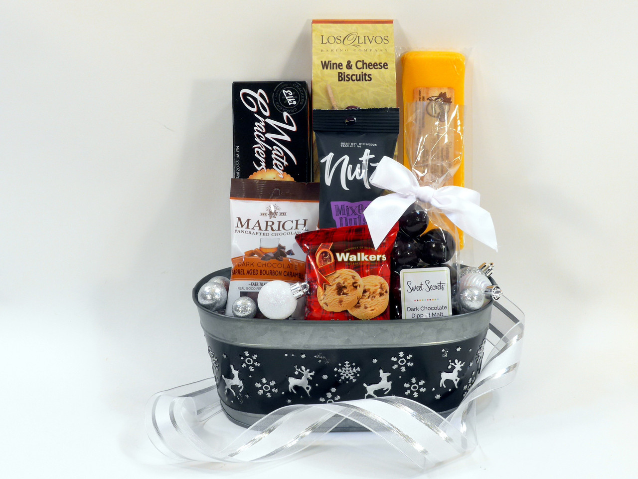 Holiday Gift Box 1 - Cheese & Wine Box