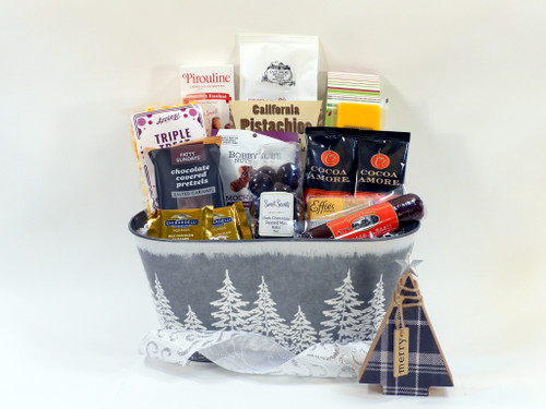 Holiday Joy gourmet gift basket