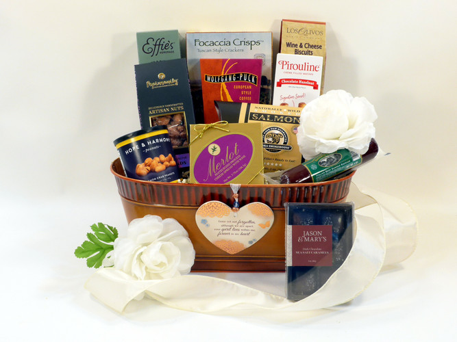 Deepest Condolences Sympathy gift basket