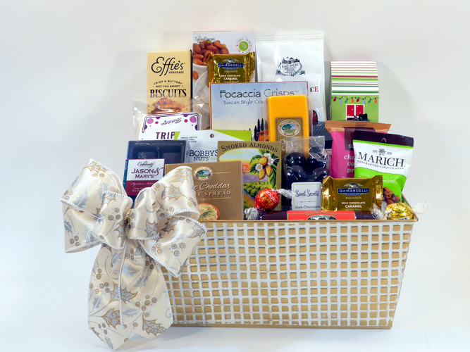 Elegant Holiday Gift Basket