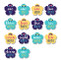 Milestone cards track monthly baby photos - ideal for sharing on social media