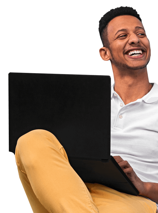 Man with Laptop