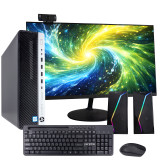 Refurbished HP 800G4 Windows 11 Family Computer Bundle: Intel Core