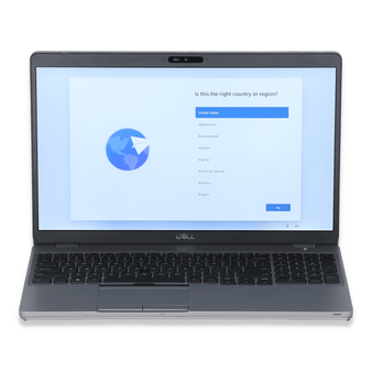 B Grade Dell Precision 3550 - 15.6" Workstation Laptop | Intel Quad Core i5 10th Gen - i5-10310U | 500GB NVME | 8GB RAM | Windows 11 Professional | Backlit Keyboard | Webcam