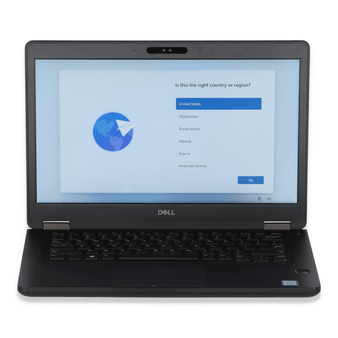 B Grade Dell Latitude 5490 - 14" Workstation Laptop | Intel i5 Quad Core Gen 8 - 8250U | 250GB NVME | 8GB RAM | Windows 11 Professional | Webcam | Fingerprint Reader