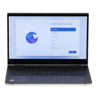 Lenovo ThinkPad X1 Yoga Gen 5 - 14" Workstation Laptop | Intel i7 Quad Core Gen 8 - 8665U | 250GB NVME | 8GB RAM | Windows 11 Professional | Webcam | Fingerprint Reader | Touchscreen