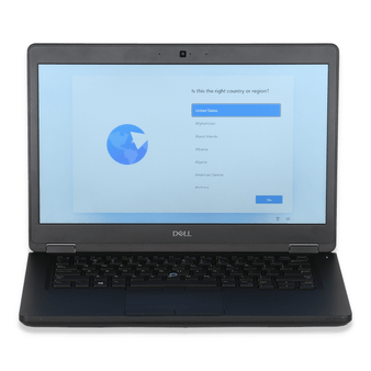 Scratch & Dent Dell Latitude 5490 - 14" Workstation Laptop | Intel i5 Quad Core Gen 8 - 8250U | 250GB HDD | 8GB RAM | Windows 11 Home | Backlit Keyboard | Webcam | S/N: 2F564Q2