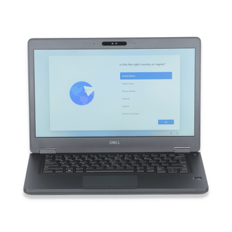 Grade B Dell Latitude 5490 - 14" Workstation Laptop | Intel i5 Quad Core Gen 8 - 8250U | 500GB NVME | 16GB RAM | Windows 11 Professional | Backlit Keyboard | Webcam | Fingerprint Reader