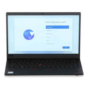 Grade B Lenovo ThinkPad X1 Carbon Gen 7 - 14" Workstation Laptop | Intel i5 Quad Core Gen 8 - 8665U | 250GB NVME | 8GB RAM | Windows 11 Professional | Webcam | Fingerprint Reader