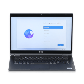 Grade B Dell Latitude 7390 2 in 1 - 13.3" Workstation Laptop | Intel i5 Quad Core Gen 8 - 8250U | 250GB SSD | 8GB RAM | Windows 11 Professional | Backlit Keyboard | Webcam | Touchscreen
