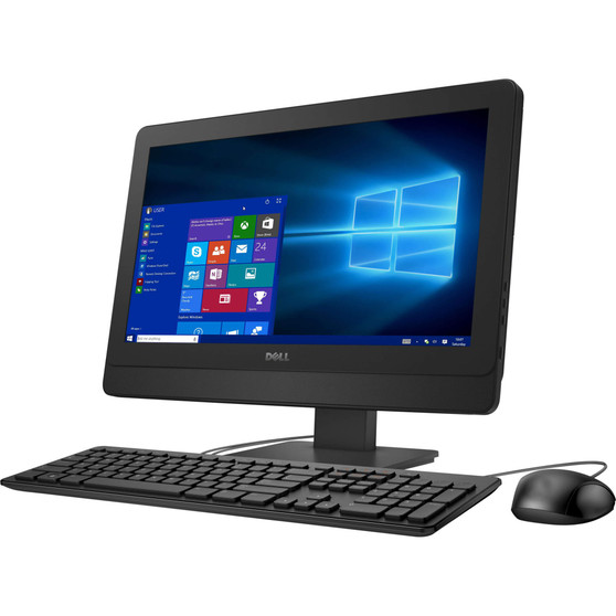 Dell OptiPlex 3030 19.5-inch All-in-One Computer: Intel Core i5 (4th Gen), Windows 10, Keyboard & Mouse, WiFI