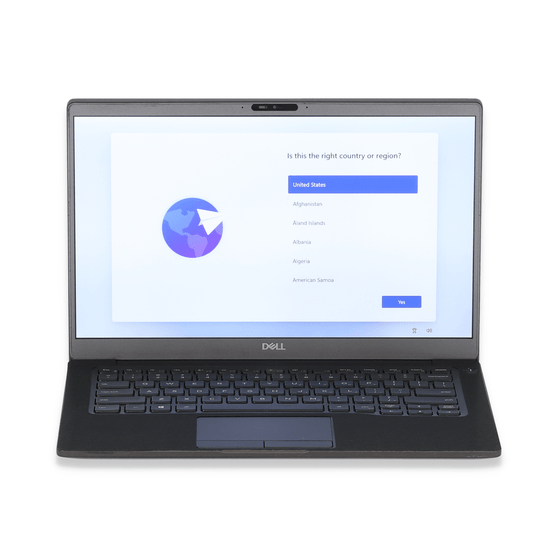 Scratch & Dent Dell Latitude 7400 - 14" Workstation Laptop | Intel i5 Quad Core Gen 8 - 8365U | 250GB SSD | 8GB RAM | Windows 11 Professional | Backlit Keyboard | Webcam | S/N: J7FG163