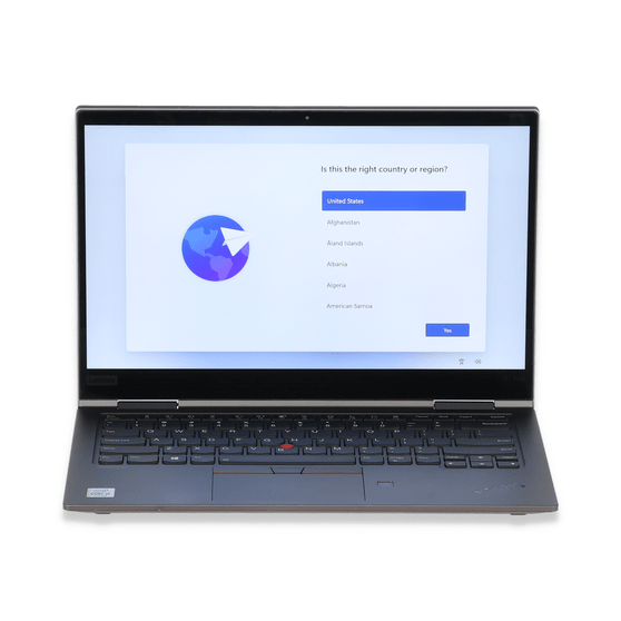 Scratch & Dent Lenovo ThinkPad X1 Yoga Gen 5 - 14" Workstation Laptop | Intel i5 Quad Core 10th Gen - 10210U | 250GB SSD | 8GB RAM | Windows 11 Professional | Webcam | Fingerprint Reader | Touchscreen | S/N: 1S20UB001FUSMJ0DFGKD