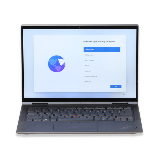 Grade B Lenovo ThinkPad X1 Yoga G6 - 14" Workstation Laptop | Intel i5 Quad Core Gen 11 - i5-1135G7 | 250GB NVME | 8GB RAM | Windows 11 Professional | Webcam | Touchscreen