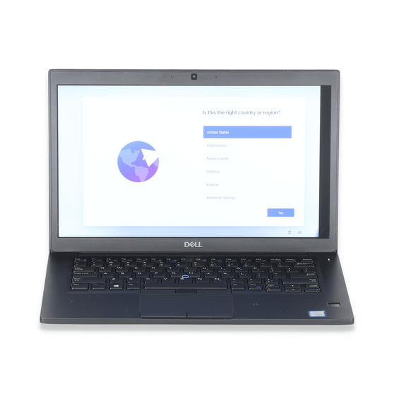 Scratch & Dent Dell Latitude E7490 - 14" Workstation Laptop | Intel i7 Quad Core Gen 8 - 8650U | 250GB SSD | 8GB RAM | Windows 11 Professional | Backlit Keyboard | Webcam | Fingerprint Reader | S/N: DFLZMF2