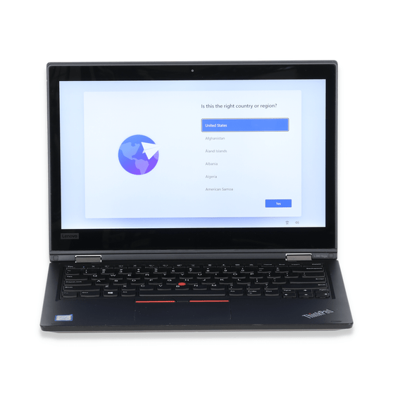 Scratch & Dent Lenovo ThinkPad L380 Yoga - 13.3" Workstation Laptop | Intel Core i5-8250U - 8250U | 120GB SSD | 8GB RAM | Windows 11 Home | Webcam | Touchscreen | S/N: 1S20M8S0F100R90TB404