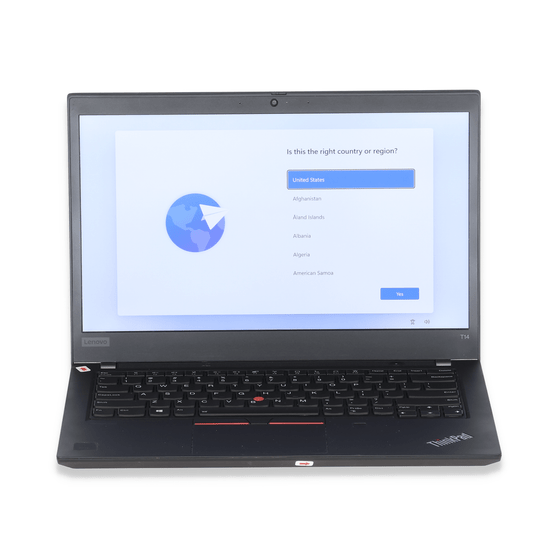 Scratch & Dent Lenovo ThinkPad T14 Gen 1 - 14" Workstation Laptop | Intel Core i5-10310U - 10310U | 500GB NVME | 16GB RAM | Windows 11 Professional | Webcam | Fingerprint Reader | S/N: 1S20S1SDW900PF2T87FA