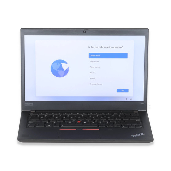 Grade B Lenovo ThinkPad T14 Gen 1 - 14" Workstation Laptop | Intel Core i5-10310U | 500GB NVME | 16GB RAM | Windows 11 Home | Webcam | Fingerprint Reader