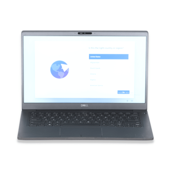 Scratch & Dent Dell Latitude 7400 - 14" Workstation Laptop | Intel Quad Core i5-8365U | 250GB SSD | 8GB RAM | Windows 11 Professional | Backlit Keyboard | Webcam | S/N: 9MC2M33