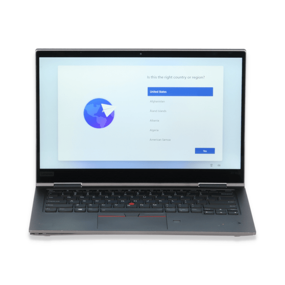 Scratch & Dent Lenovo ThinkPad X1 Yoga Gen 5 - 14" Workstation Laptop | Intel i5 Quad Core 10th Gen - 10210U | 250GB NVME | 8GB RAM | Windows 11 Professional | Webcam | Fingerprint Reader | Touchscreen | S/N: 1S20UB001FUSPF23KJYF