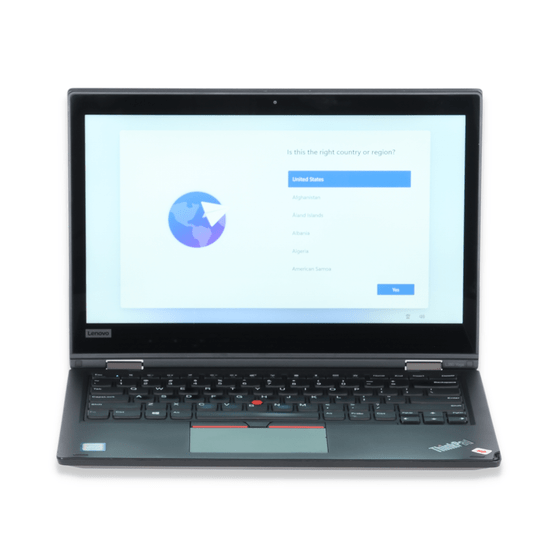 Scratch & Dent Lenovo ThinkPad L380 Yoga - 13.3" Workstation Laptop | Intel Core i5-8250U - 8250U | 120GB SSD | 8GB RAM | Windows 11 Home | Webcam | Touchscreen | S/N: 1S20M8S0F100R90QJR1A