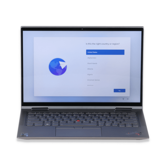 Scratch & Dent Lenovo ThinkPad X1 Yoga G6 - 14" Workstation Laptop | Intel i5 Quad Core Gen 11 - i5-1135G7 | 250GB NVME | 8GB RAM | Windows 11 Professional | Webcam | Fingerprint Reader | Touchscreen | S/N: 1S20XY002WUSPF37V2CS