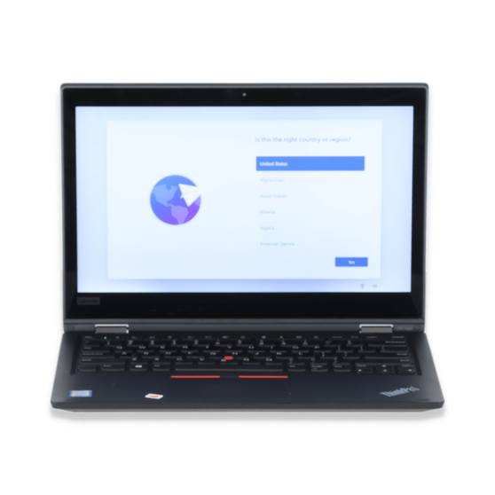 Scratch & Dent Lenovo ThinkPad L380 Yoga - 13.3" Workstation Laptop | Intel Core i5-8250U - 8250U | 250GB NVME | 8GB RAM | Windows 11 Home | Webcam | Touchscreen | S/N: 1S20M8S0F100R90TB347