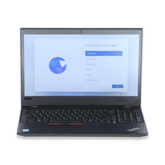 Lenovo ThinkPad 15.6" Laptop : i5 8th Gen | 8GB Ram 256GB SSD | Windows - Refurb