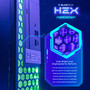 Blair Tech HEX Gaming Computer - Intel i5-8500 Hexa-Core Processor | NVIDIA GT-1030 2GB GPU | Windows 11 Pro | RGB LEDs, Mouse & Keyboard | 5G WiFi + BT