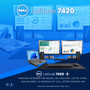 Dell Latitude 7420 Laptop to Desktop Workstation PC with Dual 24” Monitors, 100W USB-C Hub, Intel i7, 32GB RAM, 500GB SSD, Wireless Keyboard/Mouse, Speakers, Windows 11 Pro Computer Bundle
