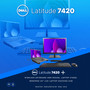 Dell Latitude 7420 Laptop Dual Display Desktop Workstation - Intel i7, 32GB RAM, 500GB SSD, Windows 11 Pro, 24" Renewed Monitor, 100W USB-C Hub, New Wireless Keyboard and Mouse Bundle